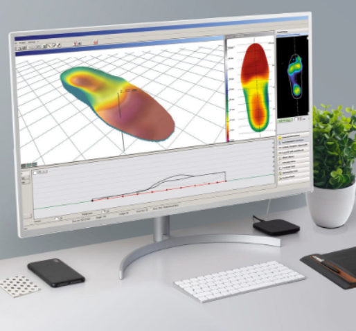 Advanced foot scanning pressure analysis workstation